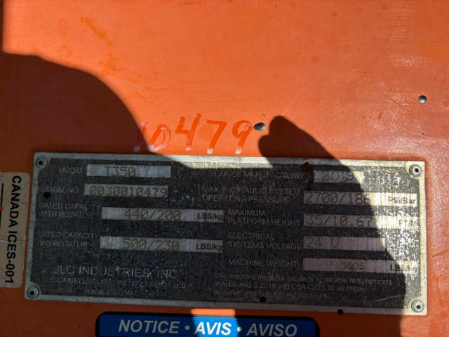 Used 2019 JLG T350 Towable Boom Lift