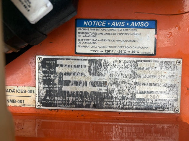 Used 2019 JLG T500J Towable Boom Lift