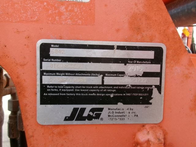 Used 2015 SKYTRAK 6042 Telehandler Forklift