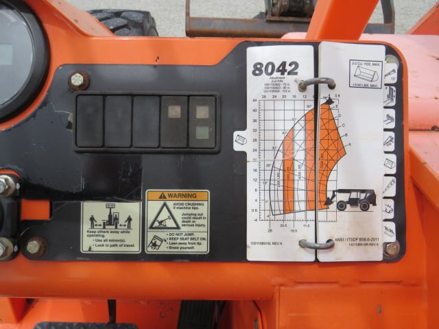 Used 2016 SKYTRAK 8042 Telehandler Forklift