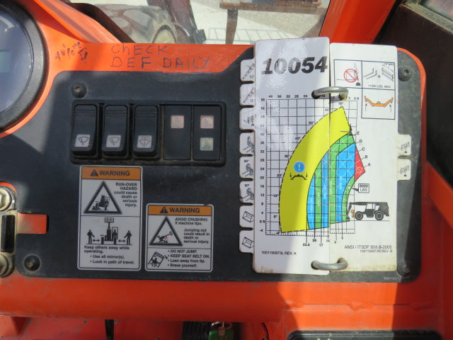 Used 2016 SKYTRAK 10054 Telehandler Forklift