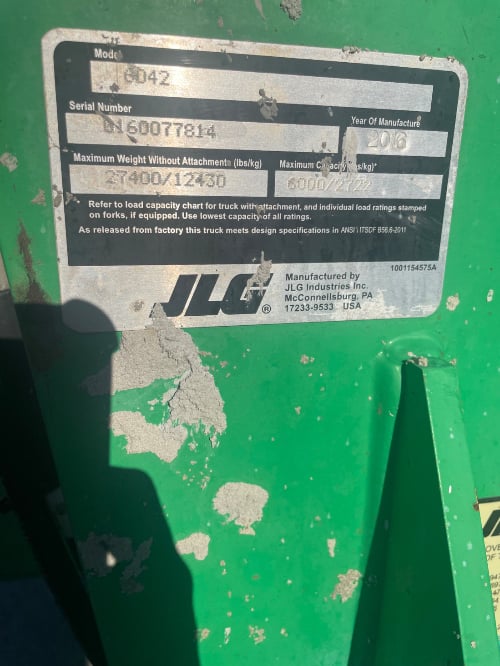 Used 2016 SKYTRAK 6042 Telehandler Forklift