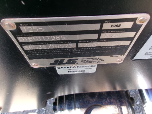 Used 2022 JLG 1255 Telehandler Forklift