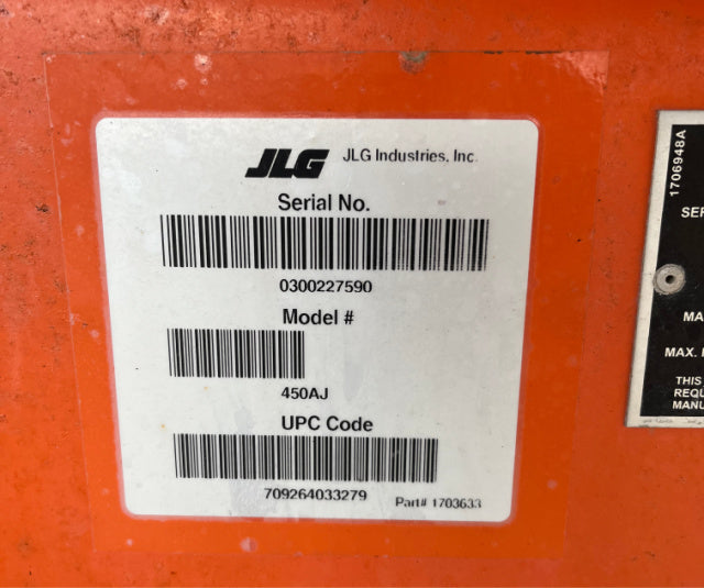 Used 2017 JLG 450AJ Articulating Boom Lift
