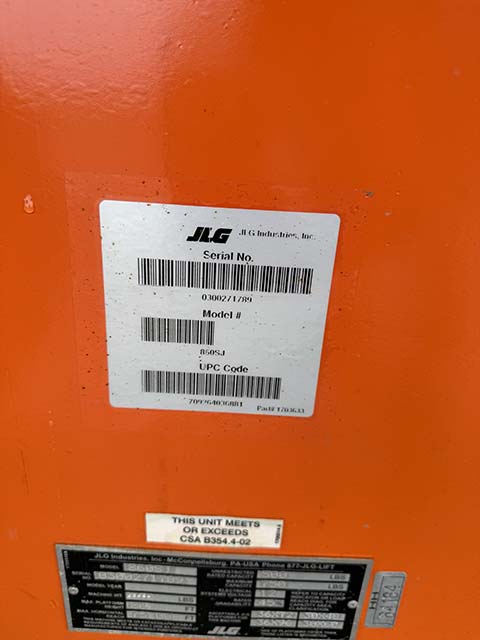 Used 2020 JLG 860SJ Telescopic Boom Lift