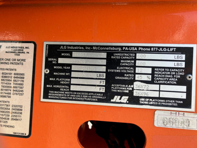 Used 2021 JLG 460SJ Telescopic Boom Lift