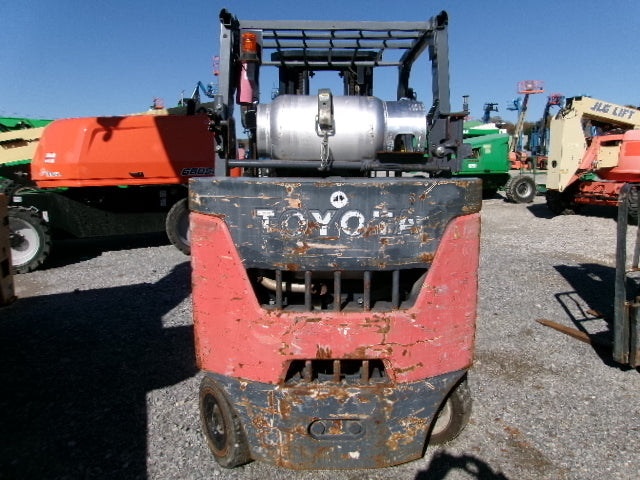 Used 2014 TOYOTA 8FGC35U-BCS Straight Mast Forklift