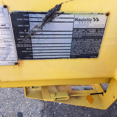 Used 2017 HAULOTTE 4527A Towable Boom Lift