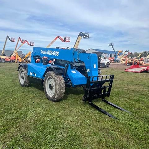 Used 2016 GENIE GTH-636 Telehandler Forklift