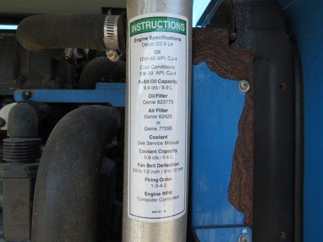 Used 2018 GENIE S-60X Telescopic Boom Lift