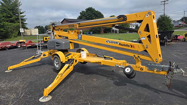 Used 2022 HAULOTTE 5533A Towable Boom Lift