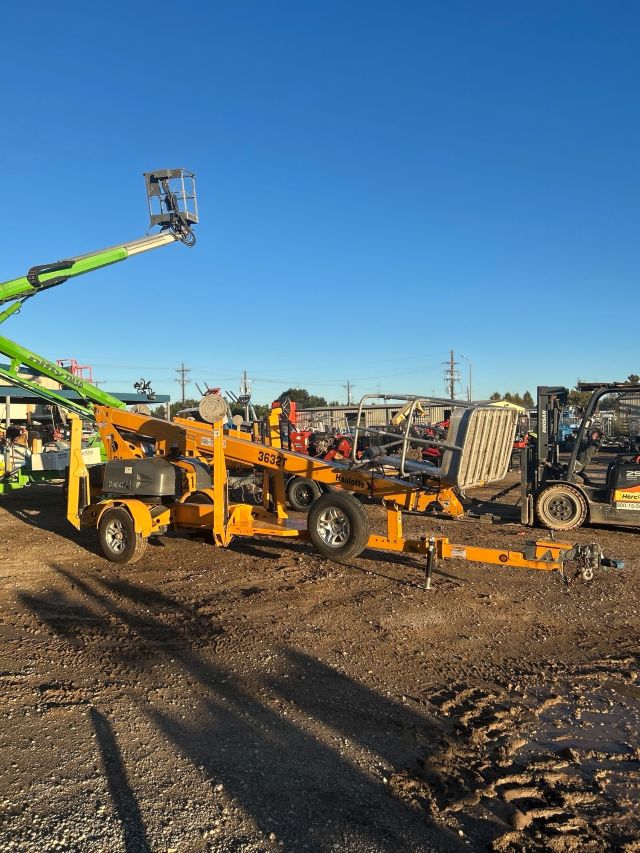 Used 2022 HAULOTTE 3632T Towable Boom Lift
