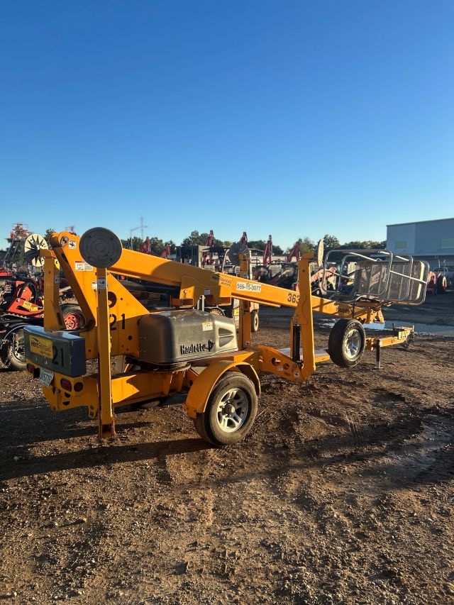 Used 2022 HAULOTTE 3632T Towable Boom Lift