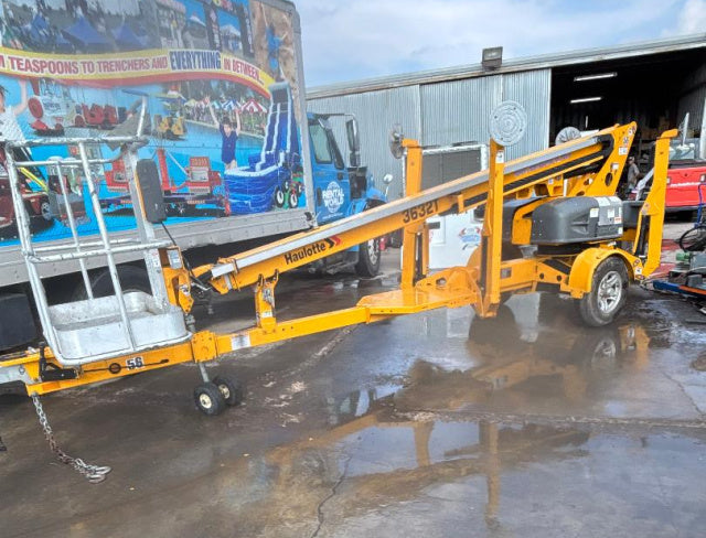Used 2023 HAULOTTE 3632T Towable Boom Lift
