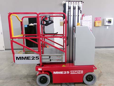 New 2026 MEC MME25 Vertical Mast Boom Lift