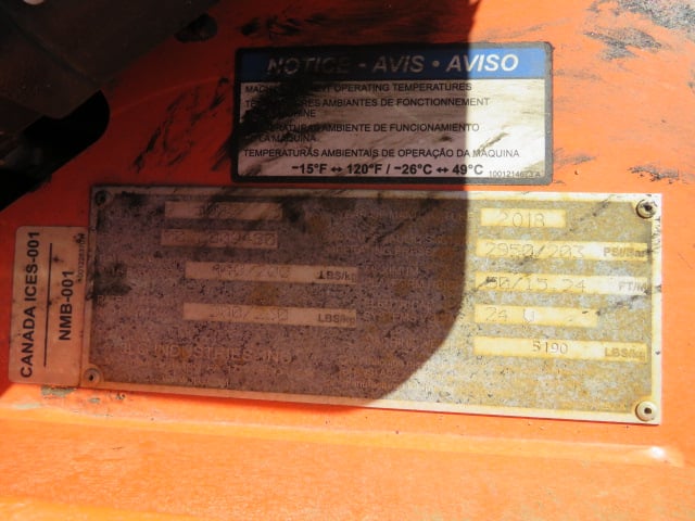 Used 2018 JLG T500J Towable Boom Lift