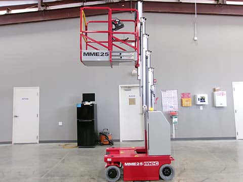 New 2026 MEC MME25 Vertical Mast Boom Lift