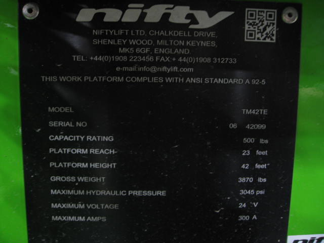 New 2026 NIFTYLIFT TM42TE Towable Boom Lifts