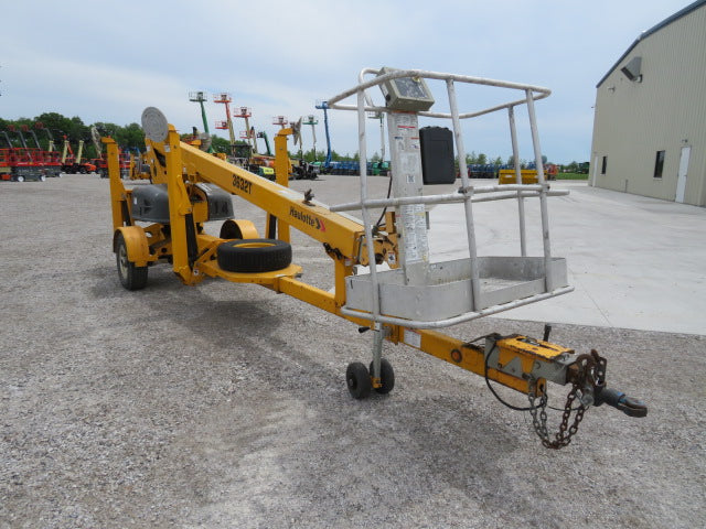 Used 2019 HAULOTTE 3632T Towable Boom Lift