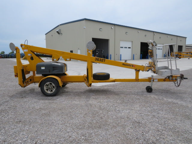 Used 2019 HAULOTTE 3632T Towable Boom Lift