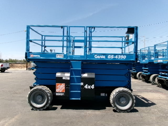 Used 2022 GENIE GS-4390 RT Scissor Lift