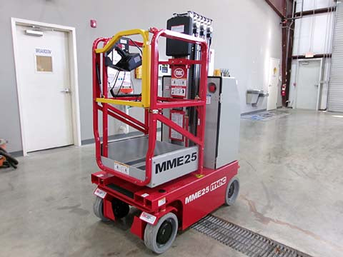 New 2026 MEC MME25 Vertical Mast Boom Lift