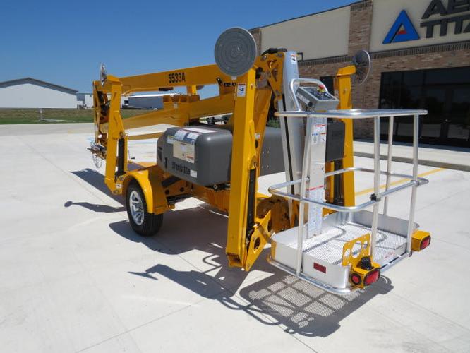New 2026 HAULOTTE/BIL-JAX 5533A 2WD DRIVE & SET (Traction Drive) Trailer-Mounted Towable Boom Lift, photo 4