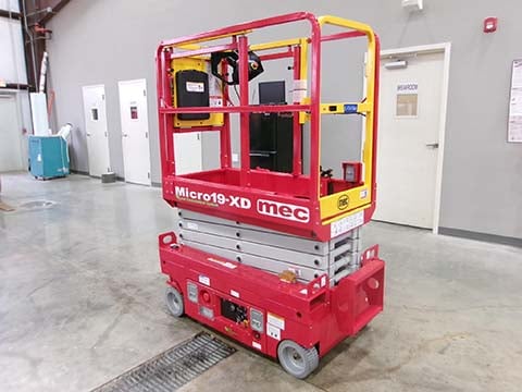 New 2026 MEC MICRO19-XD Scissor Lift : Micro Scissor Lift
