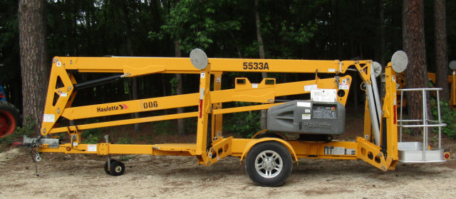 Used 2018 HAULOTTE 5533A Towable Boom Lift