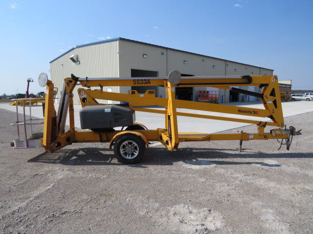 Used 2019 HAULOTTE 5533A Towable Boom Lift