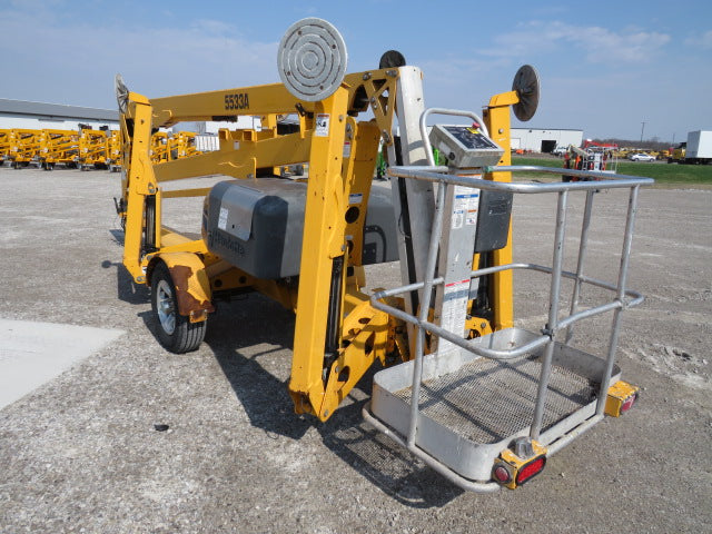 Used 2019 HAULOTTE 5533A Towable Boom Lift