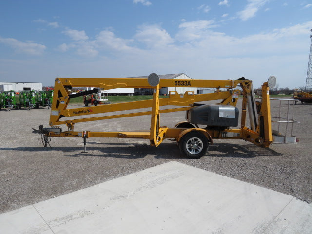 Used 2019 HAULOTTE 5533A Towable Boom Lift