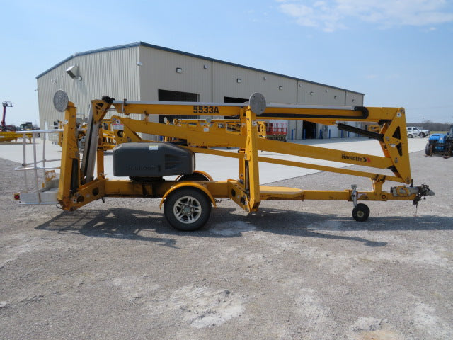 Used 2019 HAULOTTE 5533A Towable Boom Lift