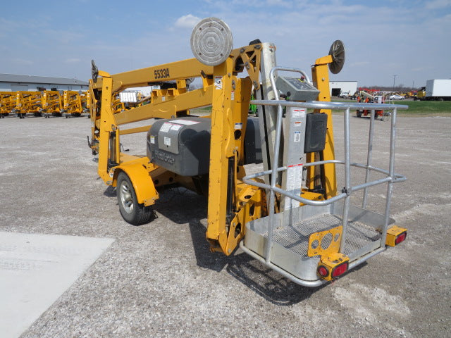 Used 2019 HAULOTTE 5533A Towable Boom Lift