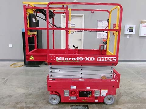 New 2026 MEC MICRO19-XD Scissor Lift : Micro Scissor Lift