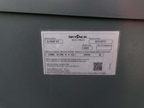 New 2026 SKYJACK SJ1056 TH Telehandler Forklift