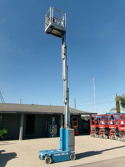 Used 2016 GENIE GR-20 Vertical Mast Boom Lift