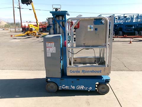 Used 2017 GENIE GR-15 Vertical Mast Boom Lift