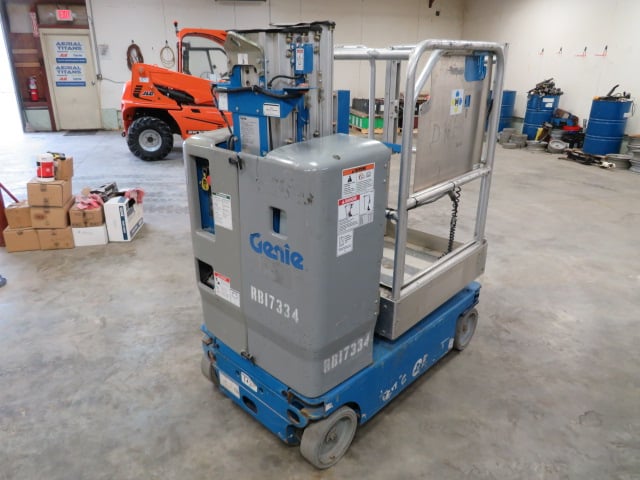 Used 2017 GENIE GR-15 Vertical Mast Boom Lift