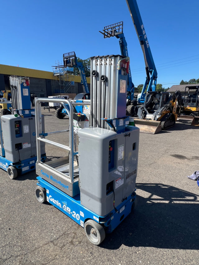 Used 2018 GENIE GR-20 Vertical Mast Boom Lift