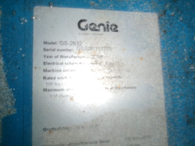 Used 2018 GENIE GS-2632 Scissor Lift