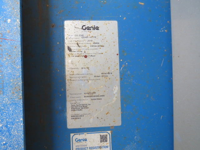 Used 2019 GENIE GS-3246 Scissor Lift