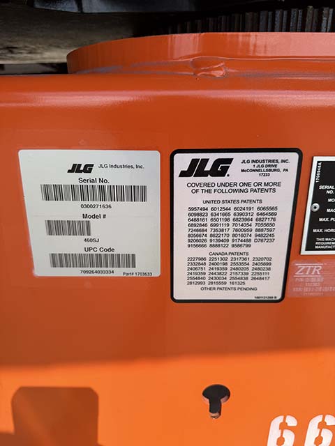 Used 2021 JLG 460SJ Telescopic Boom Lift