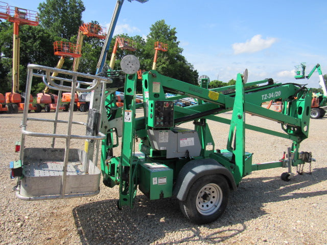 Used 2016 GENIE TZ-34/20 Towable Boom Lift
