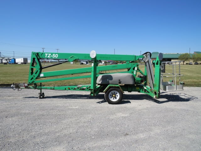 Used 2016 GENIE TZ-50 Towable Boom Lift