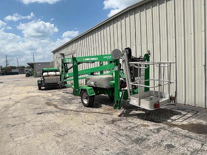 Used 2017 GENIE TZ-50 Towable Boom Lift, photo 3