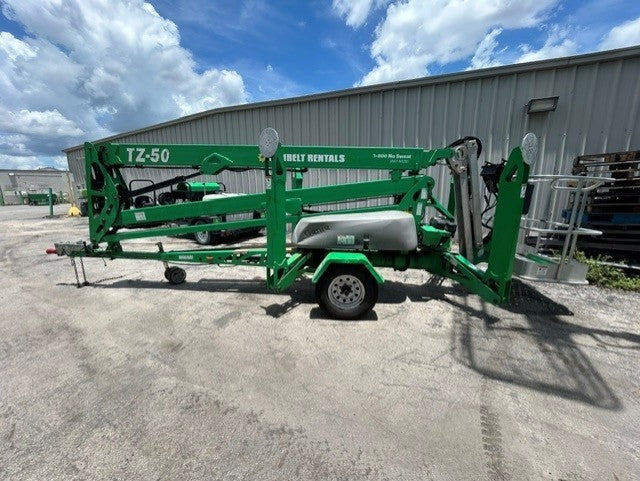 Used 2017 GENIE TZ-50 Towable Boom Lift