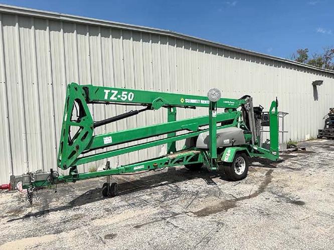 Used 2017 GENIE TZ-50 Towable Boom Lift, photo 4