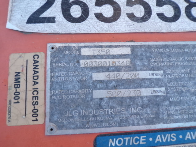 Used 2018 JLG T350 Towable Boom Lift