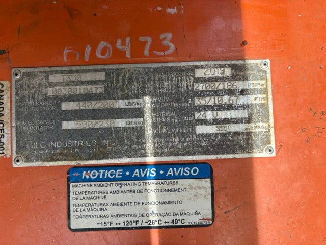Used 2019 JLG T350 Towable Boom Lift